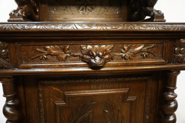 STARY NIESPOTYKANY KREDENS MYŚLIWSKI szer-86cm