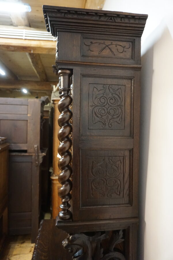 STARY NIESPOTYKANY KREDENS MYŚLIWSKI szer-86cm