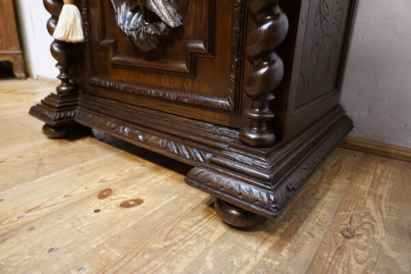 STARY NIESPOTYKANY KREDENS MYŚLIWSKI szer-86cm