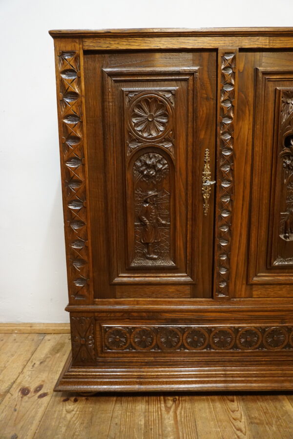 NIESPOTYKANA PŁYTKA RZEŹBIONA KOMODA BRETOŃSKA FRANCJA