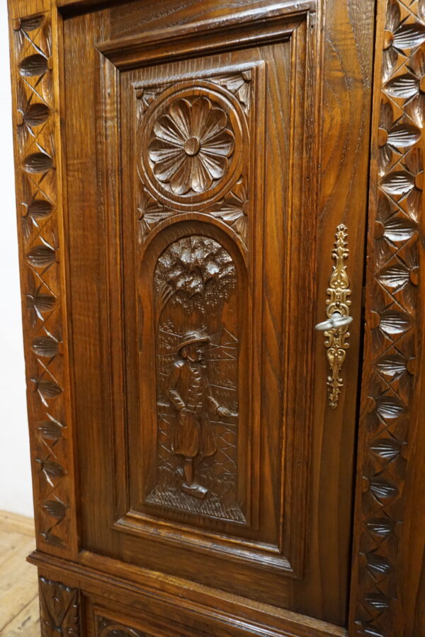 NIESPOTYKANA PŁYTKA RZEŹBIONA KOMODA BRETOŃSKA FRANCJA