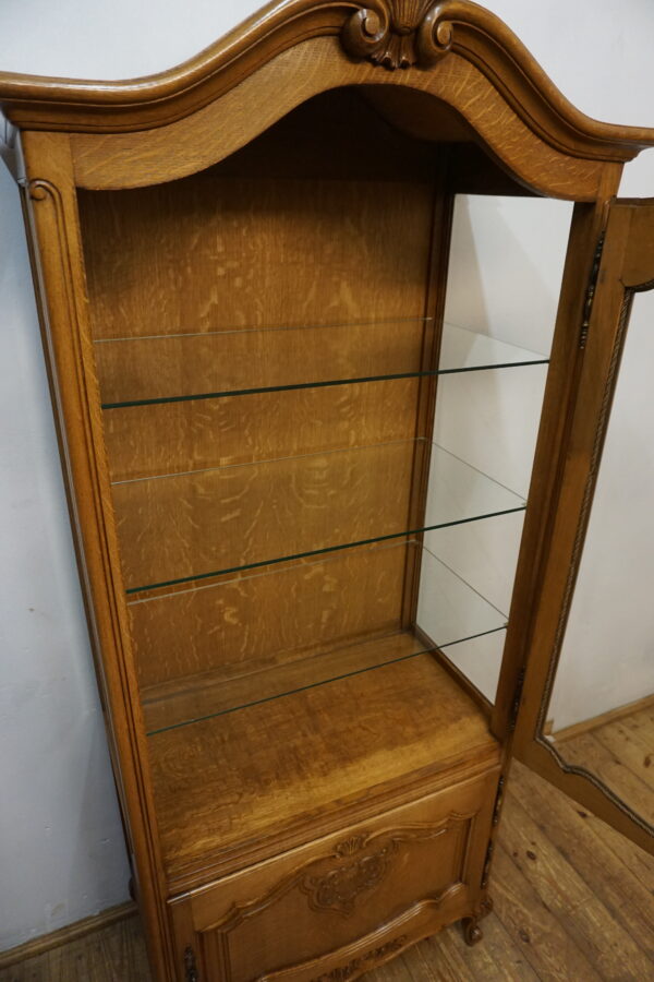 DEKORACYJNA WITRYNA SERWANTKA LUDWIK DĄB FRANCJA