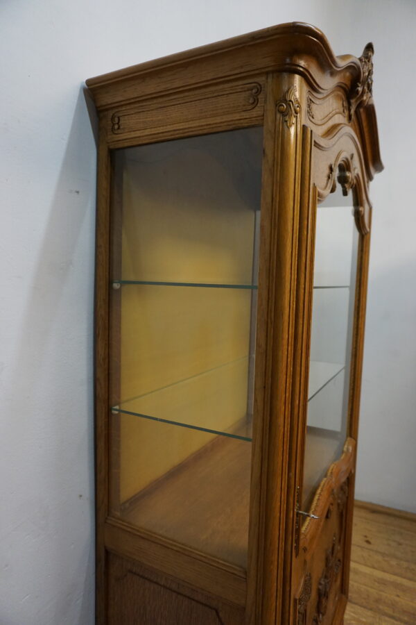 DEKORACYJNA WITRYNA SERWANTKA LUDWIK DĄB FRANCJA 2