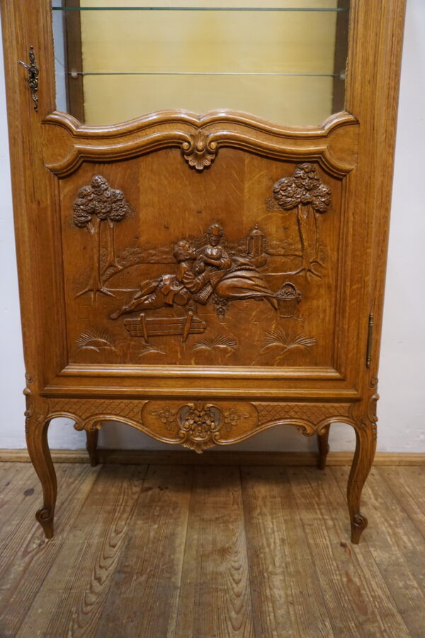 DEKORACYJNA WITRYNA SERWANTKA LUDWIK DĄB FRANCJA 2