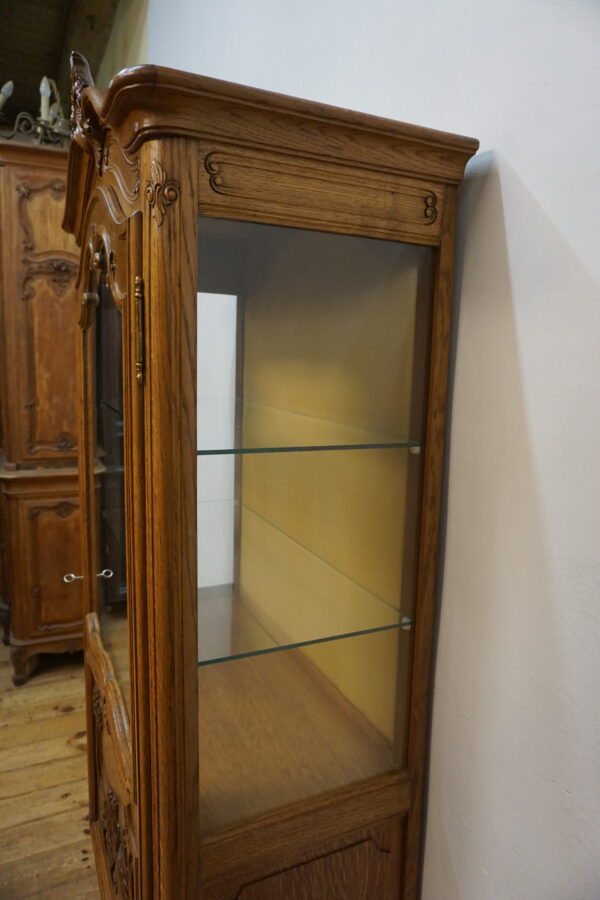 DEKORACYJNA WITRYNA SERWANTKA LUDWIK DĄB FRANCJA 2