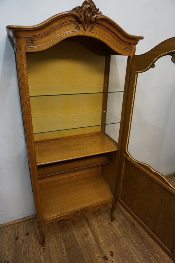 DEKORACYJNA WITRYNA SERWANTKA LUDWIK DĄB FRANCJA 2