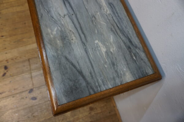 SECESYJNA SZAFA NOCNA Z MARMUROWYM BLATEM