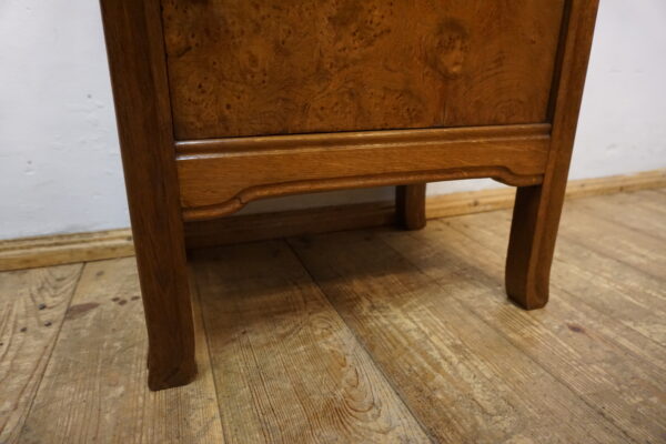 SECESYJNA SZAFA NOCNA Z MARMUROWYM BLATEM