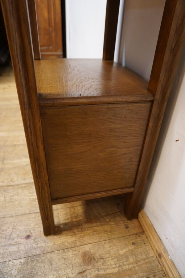 SECESYJNA SZAFA NOCNA Z MARMUROWYM BLATEM