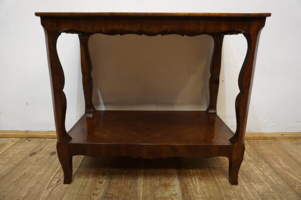 STYLOWY STOLIK KAWOWY BAREK Z INTARSJĄ FRANCJA