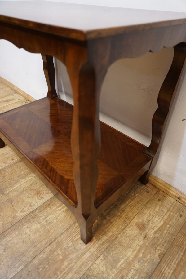 STYLOWY STOLIK KAWOWY BAREK Z INTARSJĄ FRANCJA