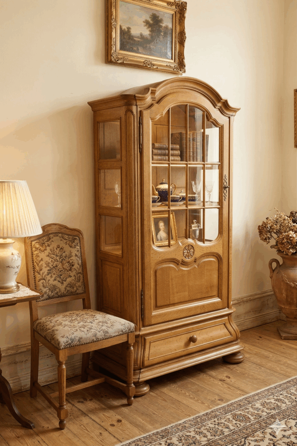 DEKORACYJNA WITRYNA SERWANTKA GABLOTA LITY DĄB