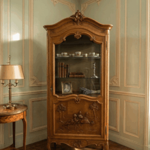 DEKORACYJNA WITRYNA SERWANTKA LUDWIK DĄB FRANCJA 2
