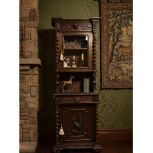 STARY NIESPOTYKANY KREDENS MYŚLIWSKI szer-86cm