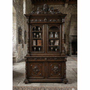 Monumentalny Kredens Biblioteczny Neorenesans – XIX wiek WYS 300cm