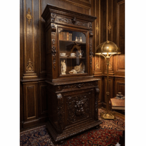 STARY NIESPOTYKANY KREDENS BIBLIOTECZKA NEORENESANS szer-94,5