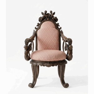 UNIKAT Fotel z Brązu ANIOŁY – Arcydzieło