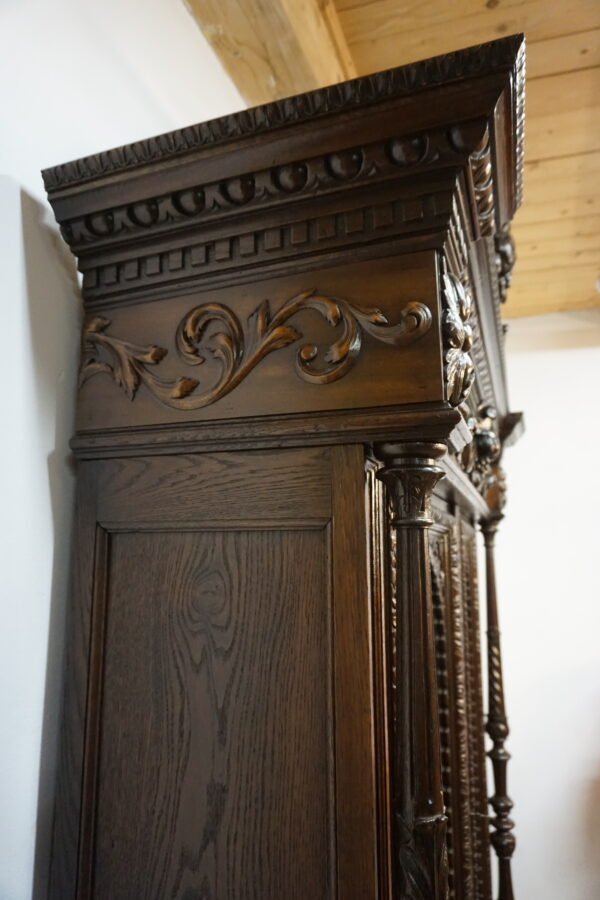 Monumentalny Kredens Biblioteczny Neorenesans – XIX wiek WYS 300cm