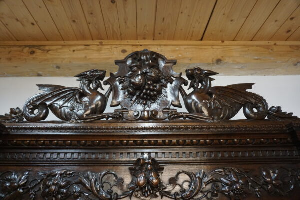 Monumentalny Kredens Biblioteczny Neorenesans – XIX wiek WYS 300cm