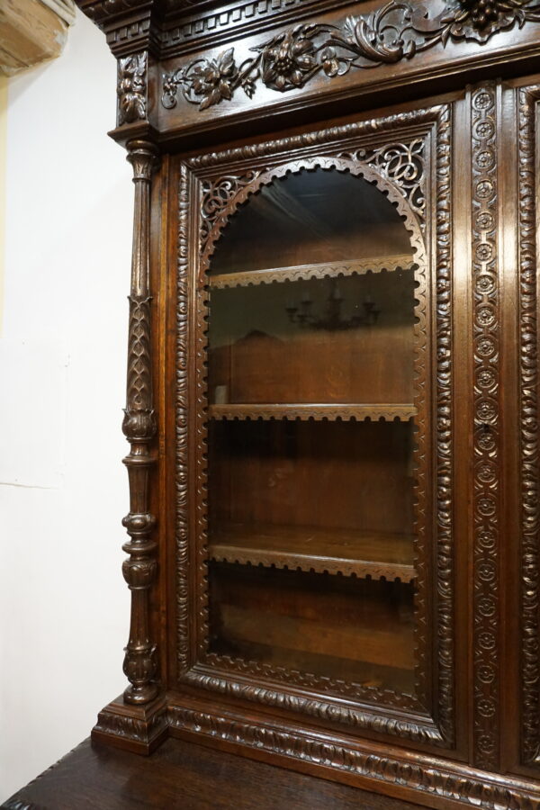 Monumentalny Kredens Biblioteczny Neorenesans – XIX wiek WYS 300cm