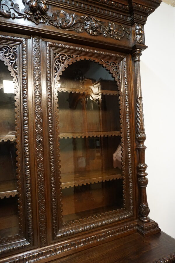 Monumentalny Kredens Biblioteczny Neorenesans – XIX wiek WYS 300cm