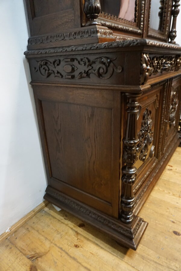 Monumentalny Kredens Biblioteczny Neorenesans – XIX wiek WYS 300cm