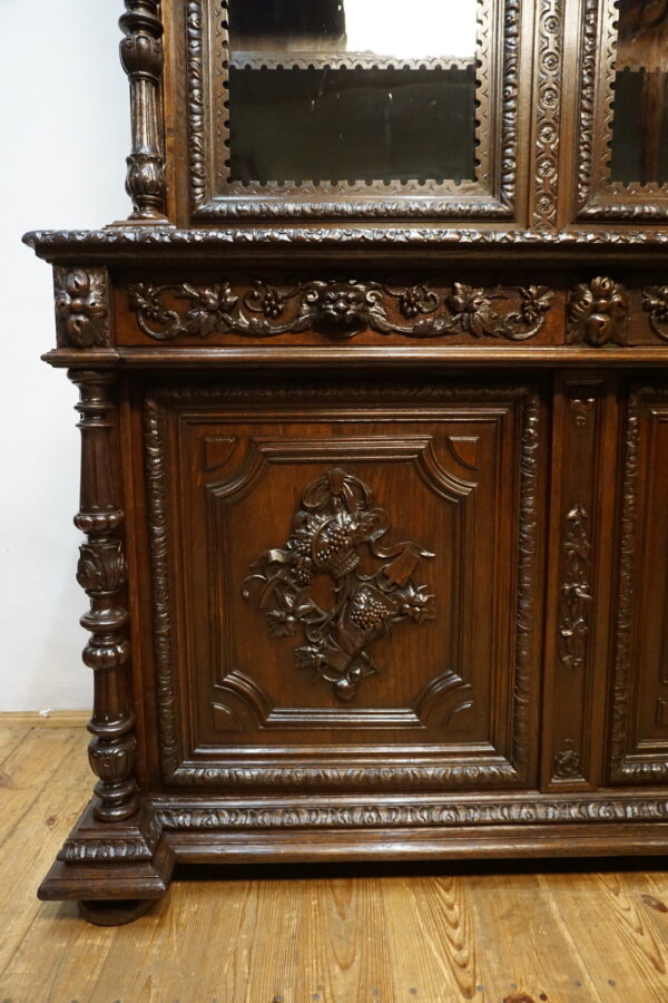 Monumentalny Kredens Biblioteczny Neorenesans – XIX wiek WYS 300cm