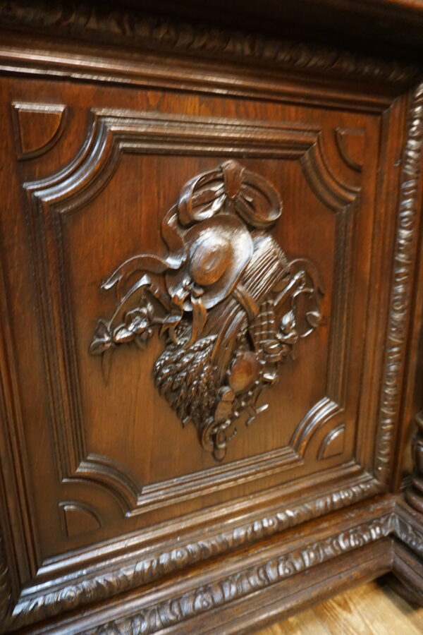 Monumentalny Kredens Biblioteczny Neorenesans – XIX wiek WYS 300cm