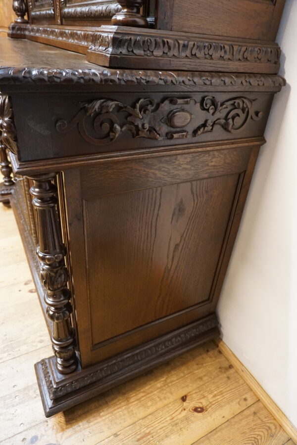 Monumentalny Kredens Biblioteczny Neorenesans – XIX wiek WYS 300cm