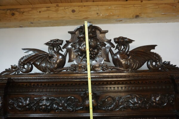 Monumentalny Kredens Biblioteczny Neorenesans – XIX wiek WYS 300cm