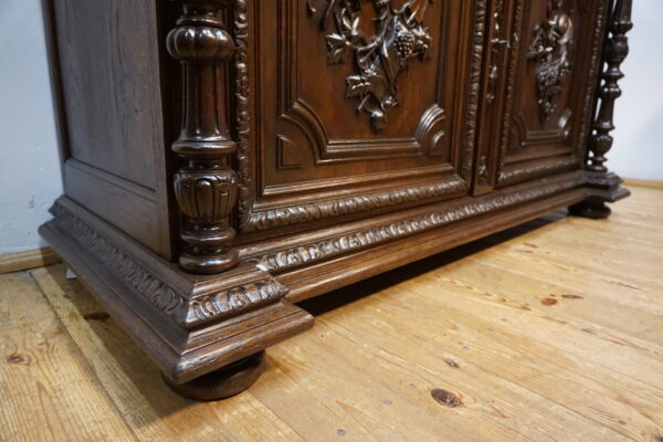 Monumentalny Kredens Biblioteczny Neorenesans – XIX wiek WYS 300cm