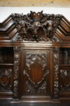 UNIKAT! Figuralny Kredens Bogato RZEŹBIONY BAROK DĄB RYCERZE