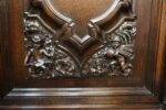 UNIKAT! Figuralny Kredens Bogato RZEŹBIONY BAROK DĄB RYCERZE