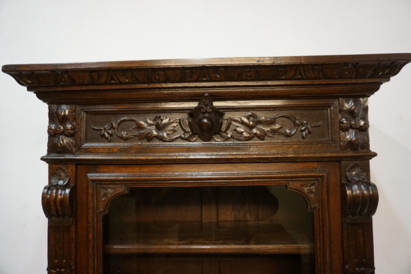 STARY NIESPOTYKANY KREDENS BIBLIOTECZKA NEORENESANS szer-94,5