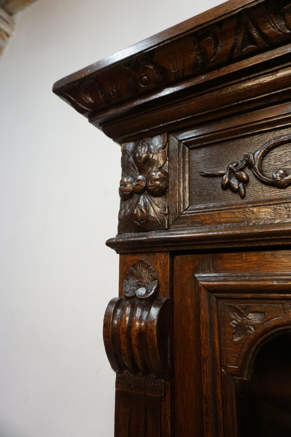 STARY NIESPOTYKANY KREDENS BIBLIOTECZKA NEORENESANS szer-94,5