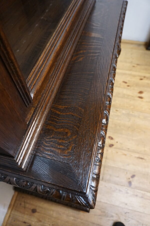 STARY NIESPOTYKANY KREDENS BIBLIOTECZKA NEORENESANS szer-94,5