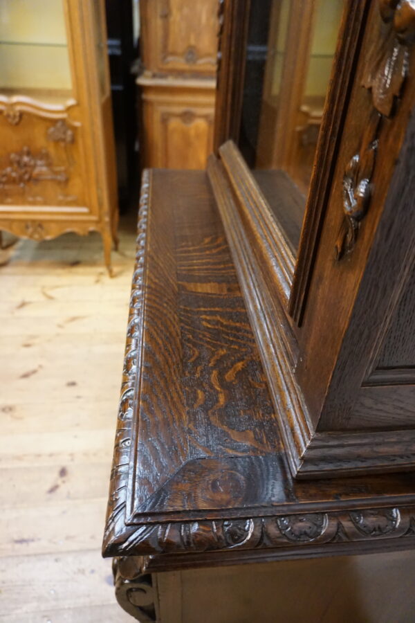 STARY NIESPOTYKANY KREDENS BIBLIOTECZKA NEORENESANS szer-94,5