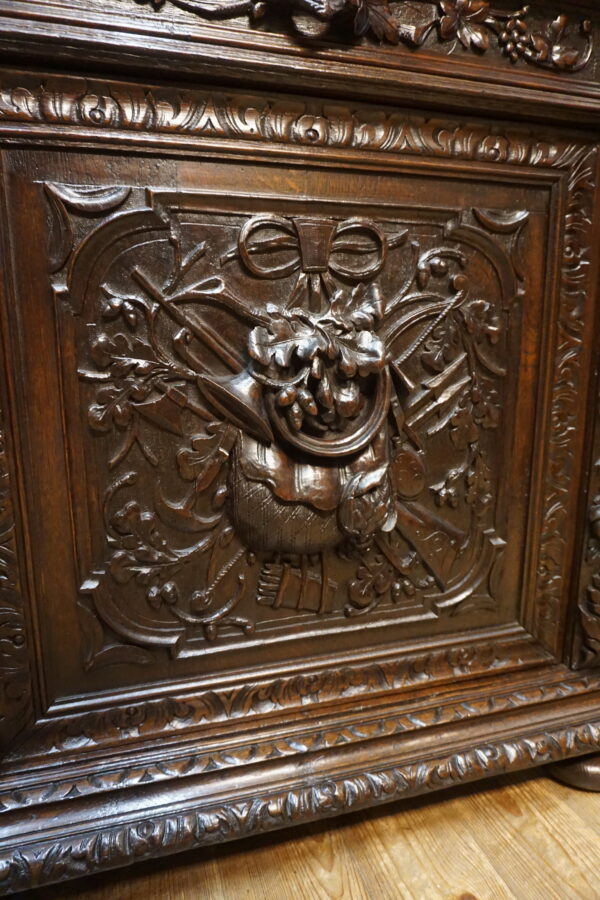 STARY NIESPOTYKANY KREDENS BIBLIOTECZKA NEORENESANS szer-94,5