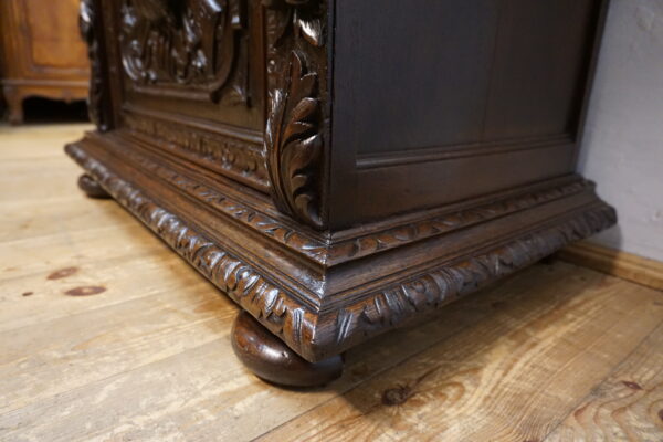 STARY NIESPOTYKANY KREDENS BIBLIOTECZKA NEORENESANS szer-94,5