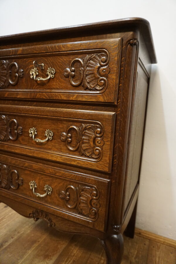 DĘBOWA KOMODA LUDWIK Z SZUFLADAMI