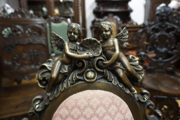 UNIKAT Fotel z Brązu ANIOŁY – Arcydzieło