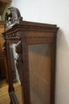 Stara serwantka witryna Orzech – Rzeźbiona, wys. 206 cm