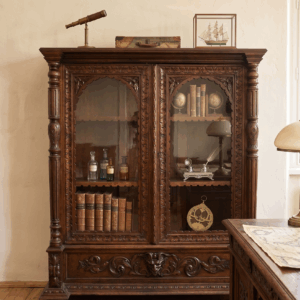 Wyjątkowa Biblioteka Podręczna w Stylu Neorenesansowym – Francja, XIX wiek