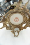 KOSZYCZEK PATERA PORCELANA Z BRĄZEM