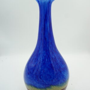 Elegancki Wazon Szklany – Kobaltowa Elegancja wys 34cm