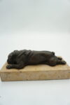 Figura z Brązu – Leżący Mops / Buldog