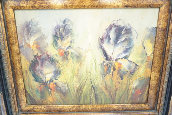 Dekoracyjny obraz „Irysy” (50x60 cm)