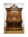 Stary Pałacowy Kabinet - Kredens Neorenesans Francja Figura Diabła