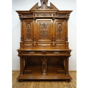 Stary Pałacowy Kabinet - Kredens Neorenesans Francja Figura Diabła