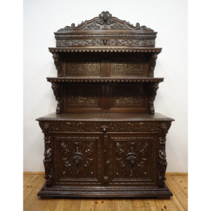 UNIKAT Monumentalny Francuski Kredens / Dressoir Neorenesans